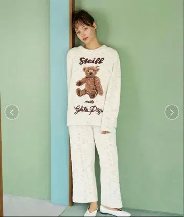 젤라또피케 steiff 파우더 네프 자카드 풀오버 롱 팬츠