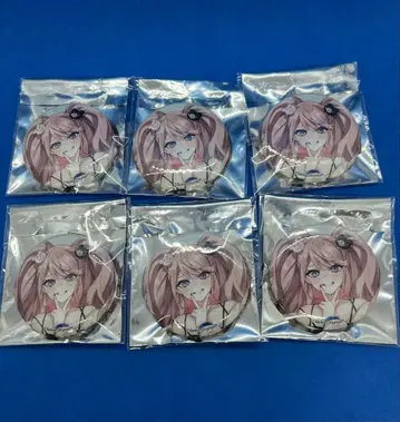 단간론파 로손 캔뱃지 6개 세트 에노시마 쥰코