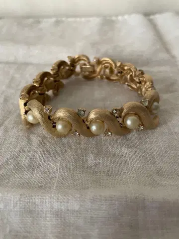 트리파리 빈티지 팔찌 펄 x 큐빅