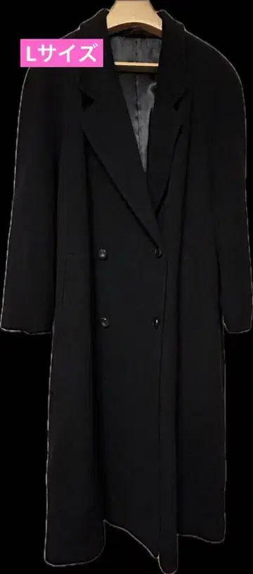 캐시미어 100% 롱 코트 여성용 L 사이즈