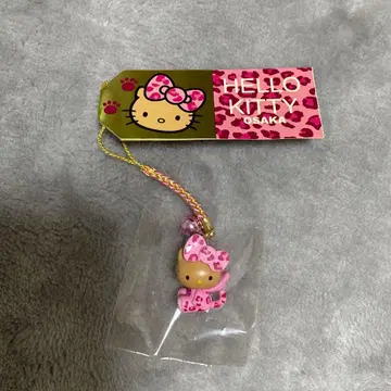 [ 오사카 한정 ] 일광화상 갸루 키티 레오파드 무늬 족쇄 스트랩