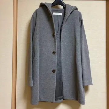 GALERIE VIE 후드 부착 코트