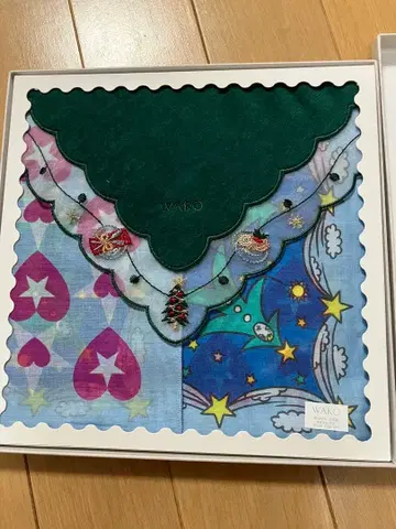 WAKO 와코 크리스마스 손수건 세트 미사용