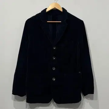 새상품급 45R R자수 인디고 라이트 코듀로이 테일러드 자켓 3 L