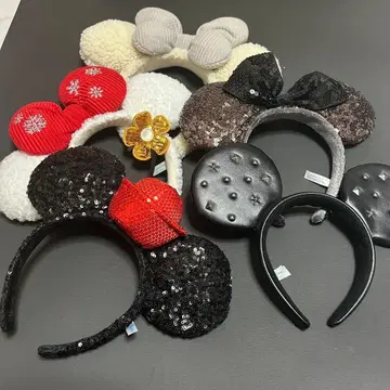 미키 귀 머리띠 5세트