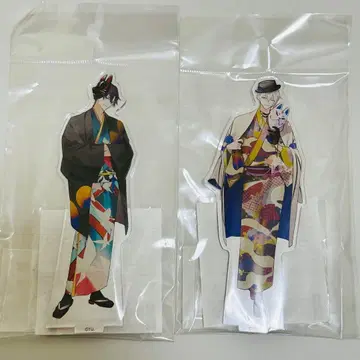 츠키우타. 무츠키 하지 & 시모츠키 슌 월하제 아크릴 스탠드