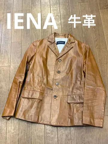 IENA 이에나 소가죽 가죽 자켓