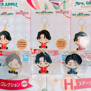 Mrs. 미세스 제일복권 오오모리 모토키 F상 메탈 참 3종 세트