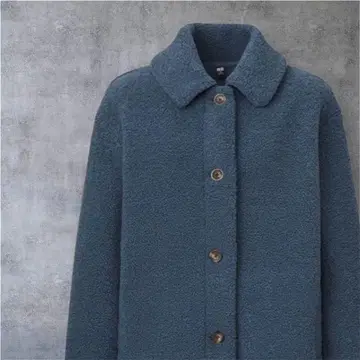 새상품급 유니클로 보아 플리스 자켓 숏코트 L