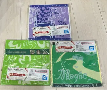 Mrs. GREEN APPLE 제일복권 G상 자카드 타월 3장 세트