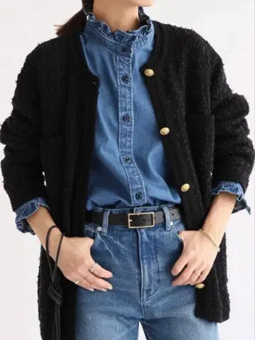 JOURNALSTANDARD relume 트위드 니트 자켓