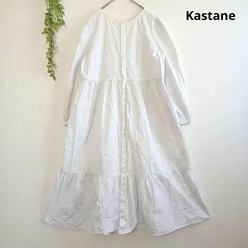 카스타네 티어드 원피스 체형 커버 캐주얼 페미닌 루즈핏