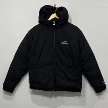 라디얼 로고 자수 다운 자켓 M radiall down 블랙