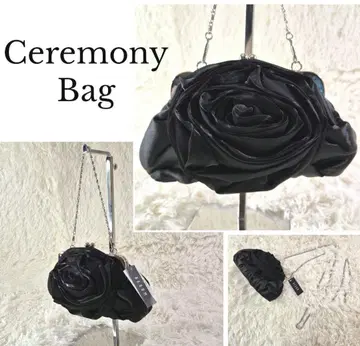 새상품 세레모니 백 새틴 원단 로즈 결혼식 파티 포멀