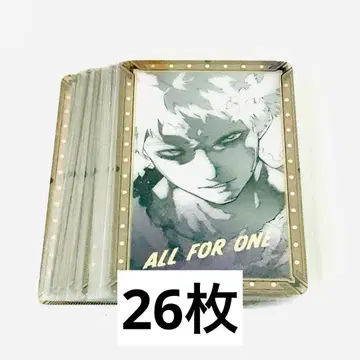 나의 히어로 아카데미아 원화전 금박 클리어 카드 AFO