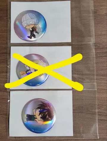 건담 W 캔뱃지 2개 세트