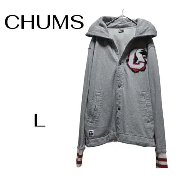 [ CHUMS ] 스타디움 후디 후드티 그레이 여성용 L 사이즈