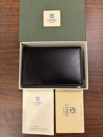 CYPRIS 키프리스 가죽 카드 케이스