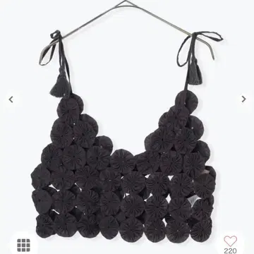 새상품*TSUHARU by Samansa Mos2 요요 퀼트 뷔스티에