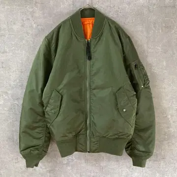 ALPHA INDUSTRIES MA-1 플라이트 자켓 올리브 M 사이즈