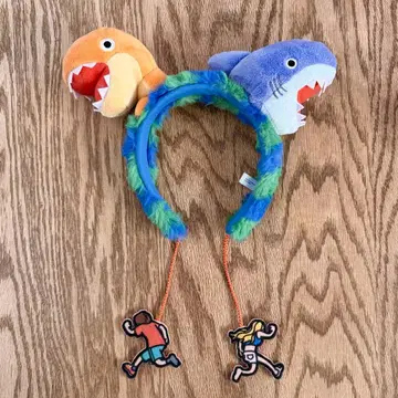 USJ 유니버셜 죠스 JAWS 쥬라기 월드 공룡 머리띠