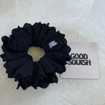 GOOD SQUISH 블랙 머리끈