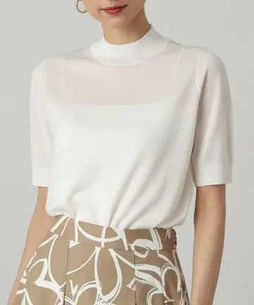 아나이 ANAYI 슈퍼 파인 메리노 하이넥 풀오버