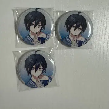 단간론파 로손 글리터 캔뱃지 사이하라 슈이치 2개 세트