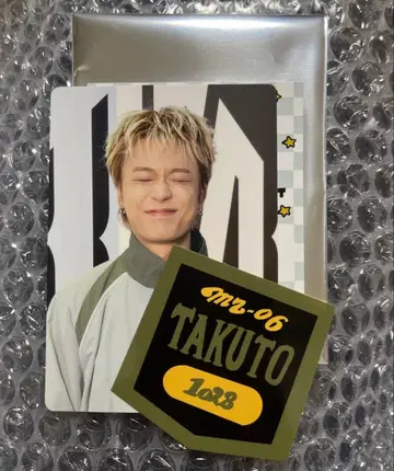 MAZZEL 마제베야 타쿠토 TAKUTO 포토 카드