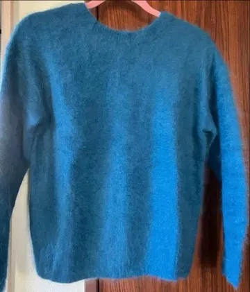 헤어리 니트 가디건