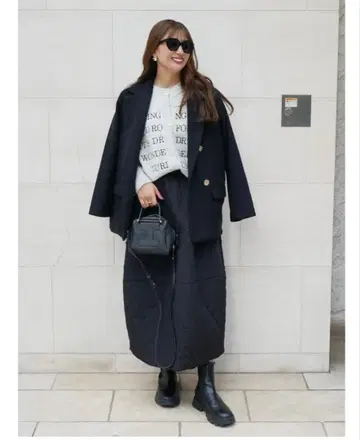 BeBeoD 코쿤 스커트 블랙