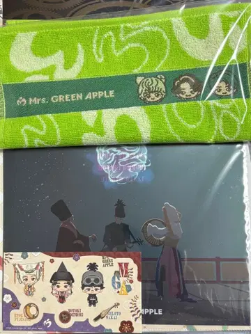 제일복권 Mrs.GREEN APPLE 클리어 파일 타월 세트