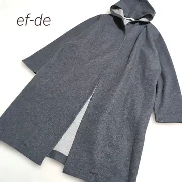 ef-de 에프데 13 후드 롱 가디건 빅
