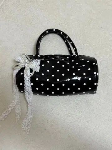 물방울 패턴 핸드백