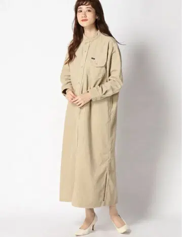 Lee/리 SLOBE 별주 코듀로이 셔츠 원피스