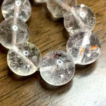 대형 마니카란 수정 & 화이트 루틸 쿼츠 남녀 공용