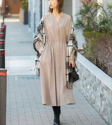 URBAN RESEARCH ROSSO 이지케어 셔츠 원피스