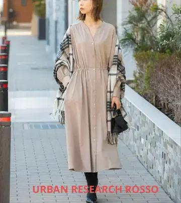 URBAN RESEARCH ROSSO 이지케어 셔츠 원피스