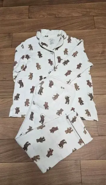 젤라또피케 곰 프린트 룸웨어 세트