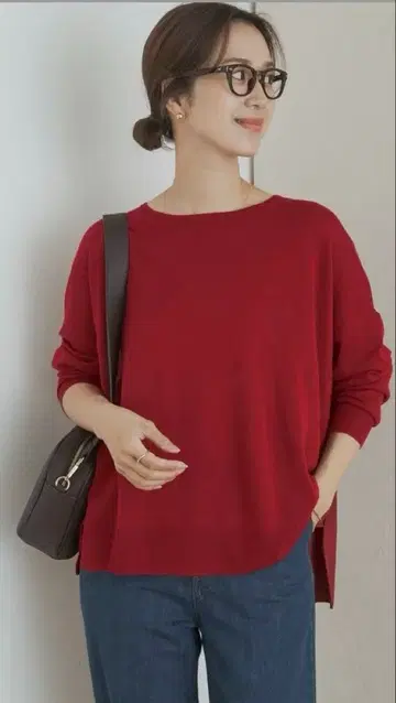 URBAN RESEARCHDOORS 워셔블 울 와이드 풀오버