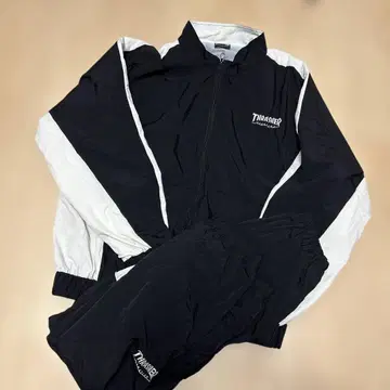 THRASHER 나일론 자켓 팬츠 세트