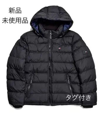 16일 한정판 판매 TOMMY HILFIGER 블랙 다운 자켓