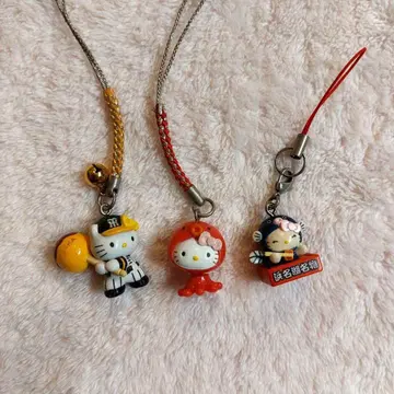 지역 한정 키티 끈 등 스트랩 3개 세트