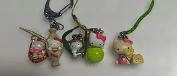 지역 한정 키티 키링 5개 세트