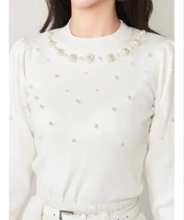 Darich 랜덤 펄 니트탑