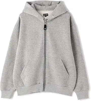 Schott 샷 지퍼 후디 플레인 후드티 M 그레이 새상품