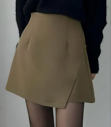 Louere 이너 팬츠 부착 랩 스타일 미니 스커트