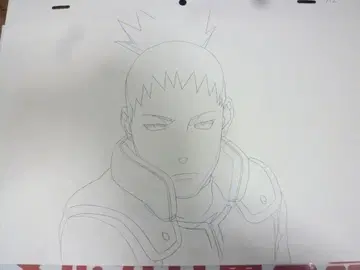시카마루 직필 원화/동영상 나루토 NARUTO 애니메이션 셀화