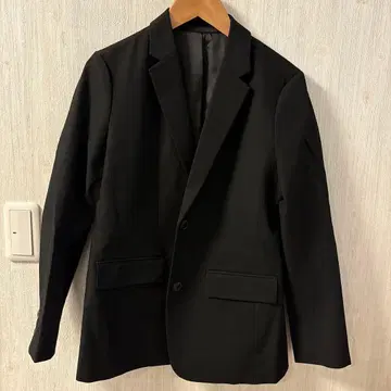 블랙 테일러드 자켓