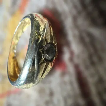 별 모양 장식 반지